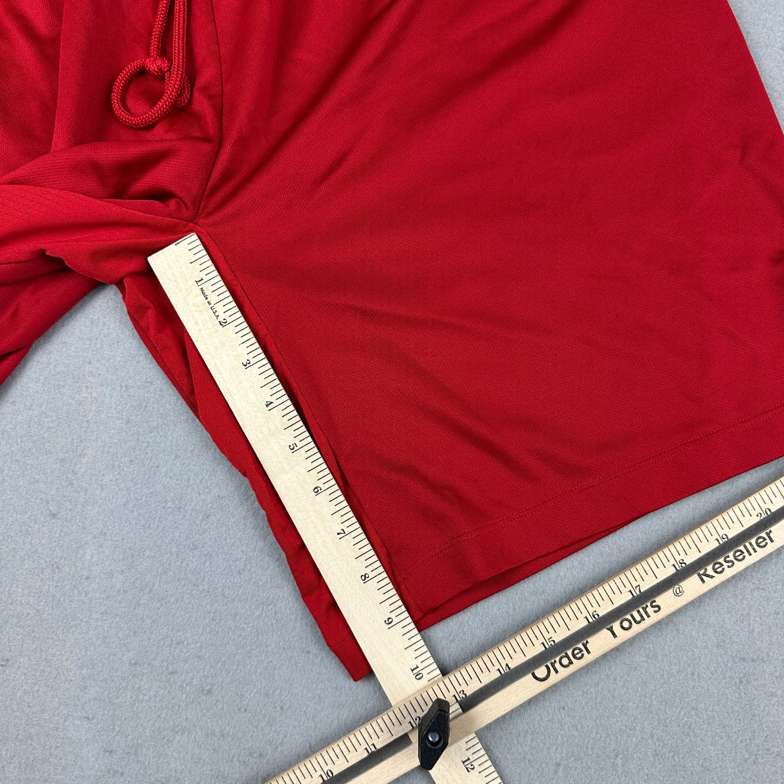 NC State Wolfpack Shorts Men Extra Large Red Solid Adidas NCAA Pockets XL