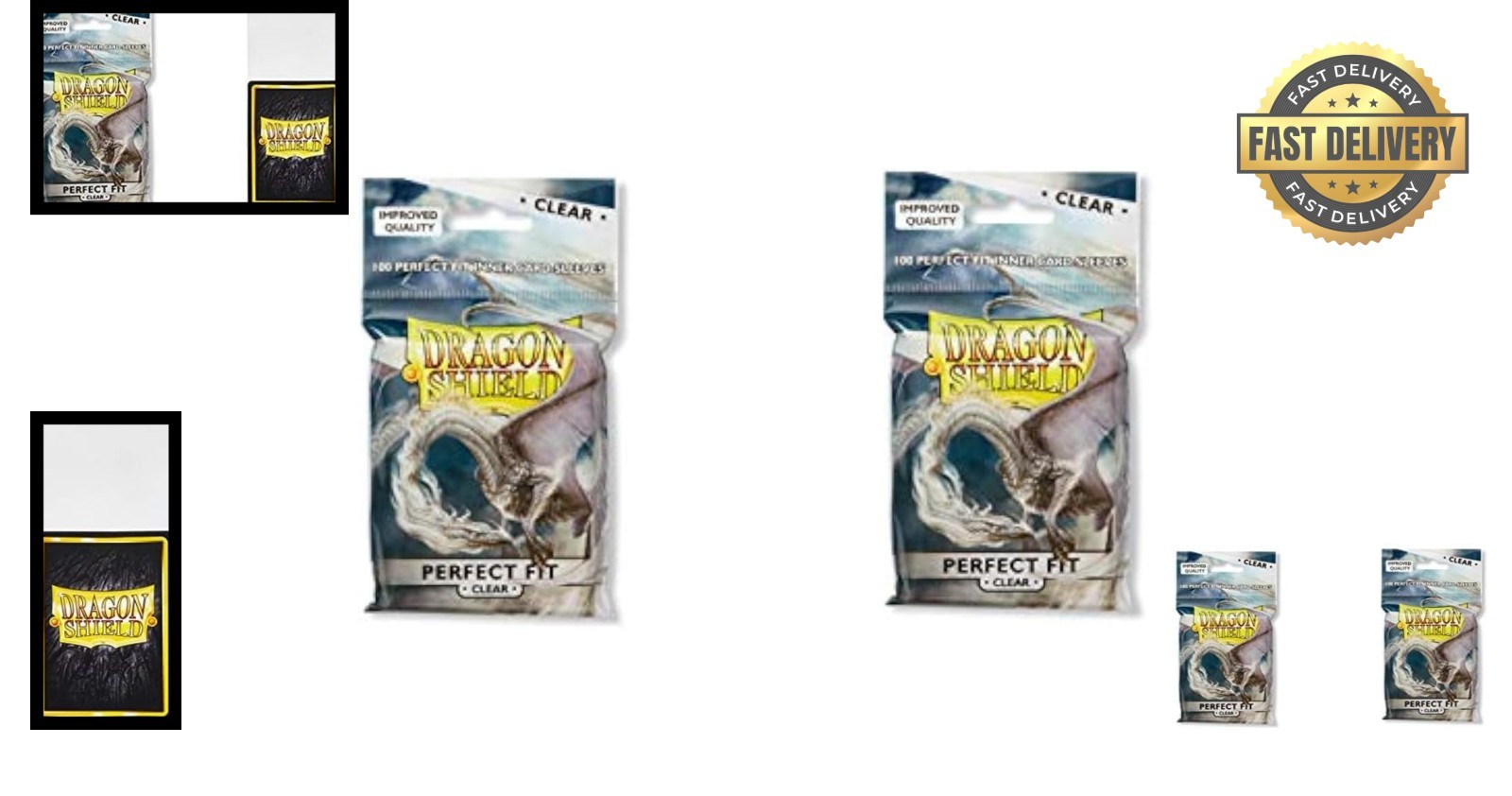Standard Size Polypropylene Sleeves: 100 Count for Trading Card Preservation