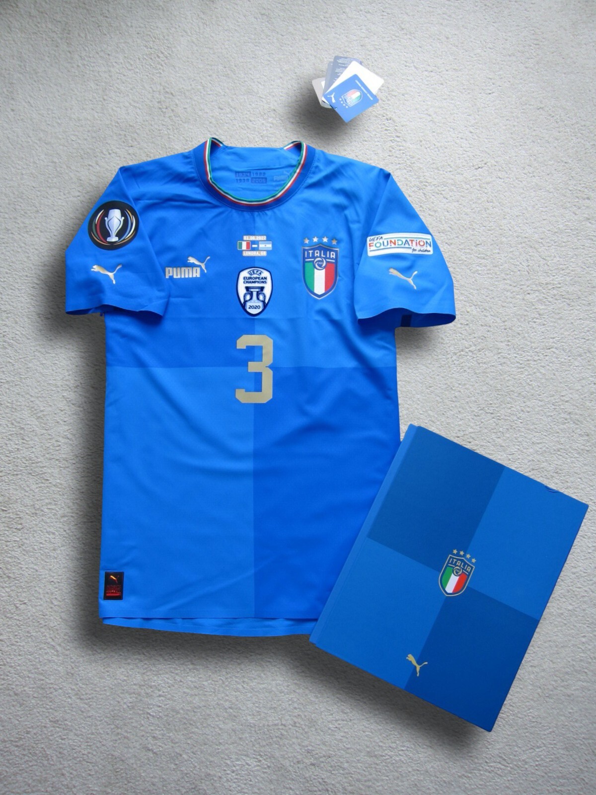 2022 Italy CHIELLINI *Limited Edition* Soccer Jersey Football Shirt Juventus
