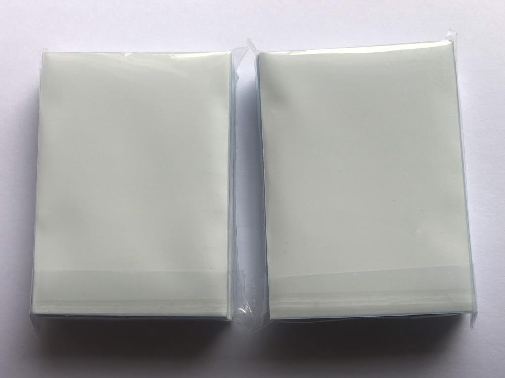Lenayuyu 100pcs whiteW Protector Standard MTG Card Sleeves 66x91mm Glossy