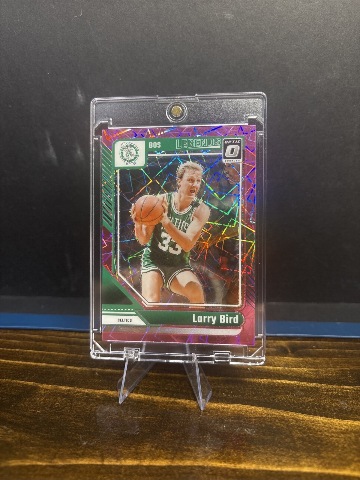 🍀2024-25 OPTIC Larry Bird LEGENDS PINK VELOCITY PRIZM /79 CELTICS🍀
