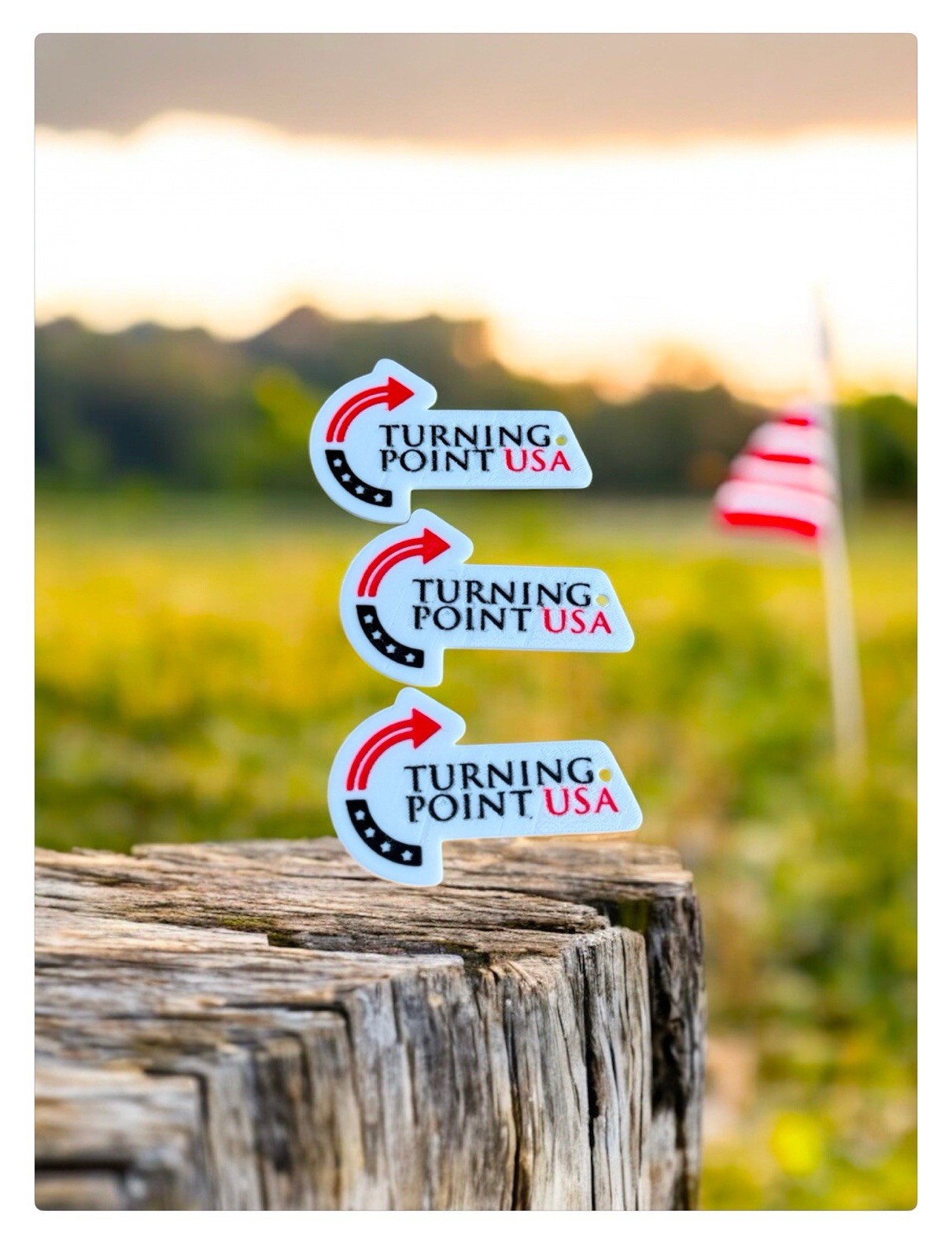 Turning Point USA Keychain (1 Piece) new