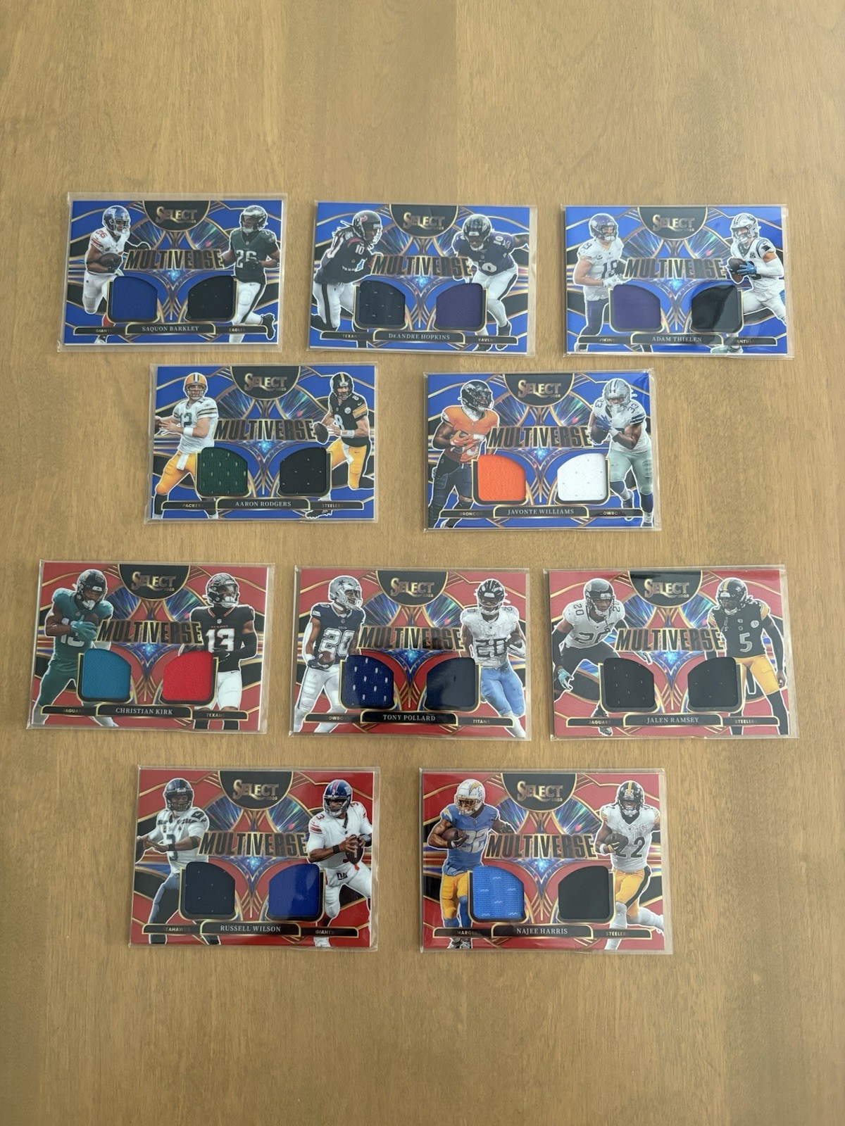 2025 Panini Select Multiverse Patch Lot Of 10 🔥🔥📈