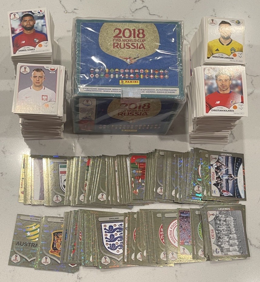 3 for $1 2018 Panini FIFA World Cup Stickers #00-669 Pick to Complete PINK BACK