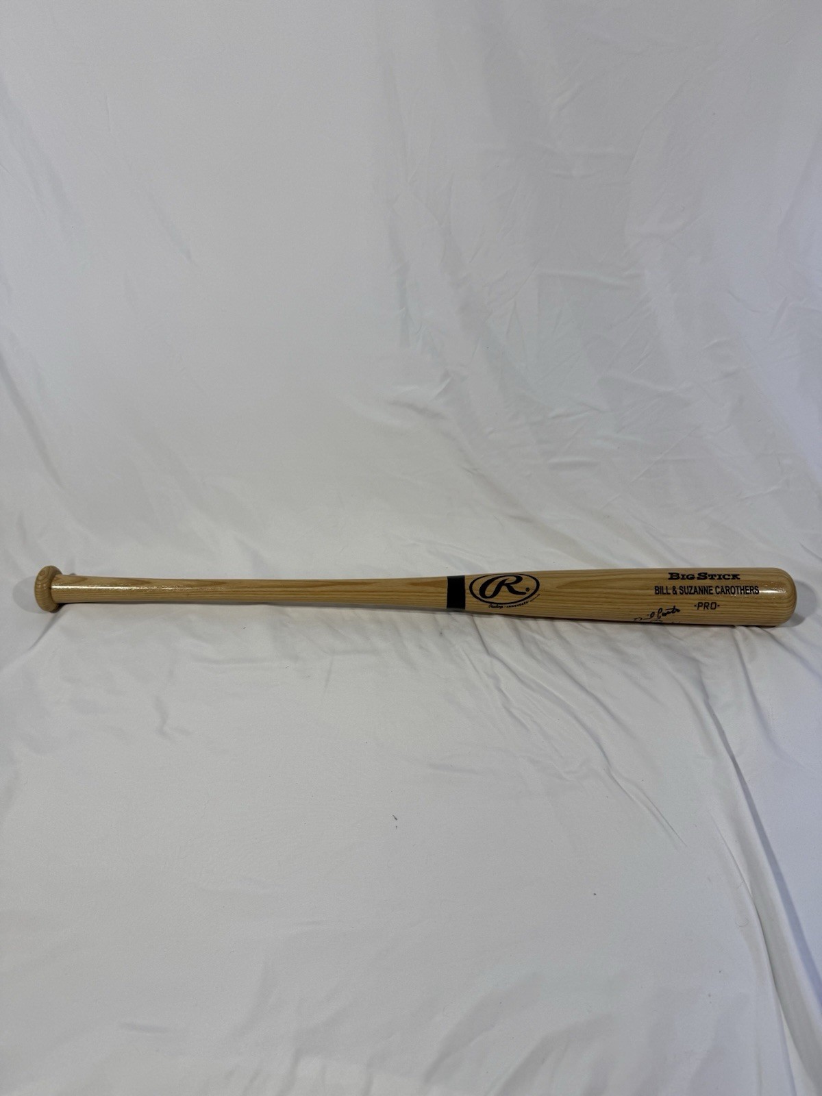 Rawlings Big Stick Adirondack Pro Model Wood Baseball Bat 33” Unknown Autograph