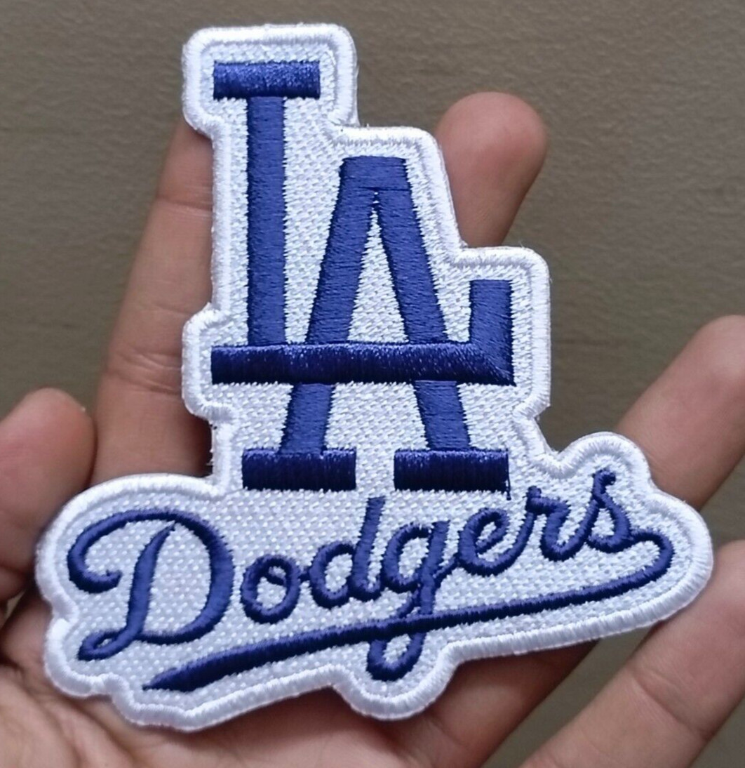 Los Angeles Dodgers Baseball Iron On Patch – Sew Patch – Embroidered Patch 4″x4″
