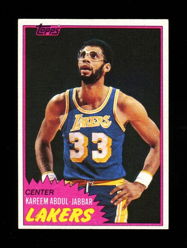 1981-82 TOPPS KAREEM ABDUL-JABBAR #20 LAKERS HOF NM-MT OR BETTER 3