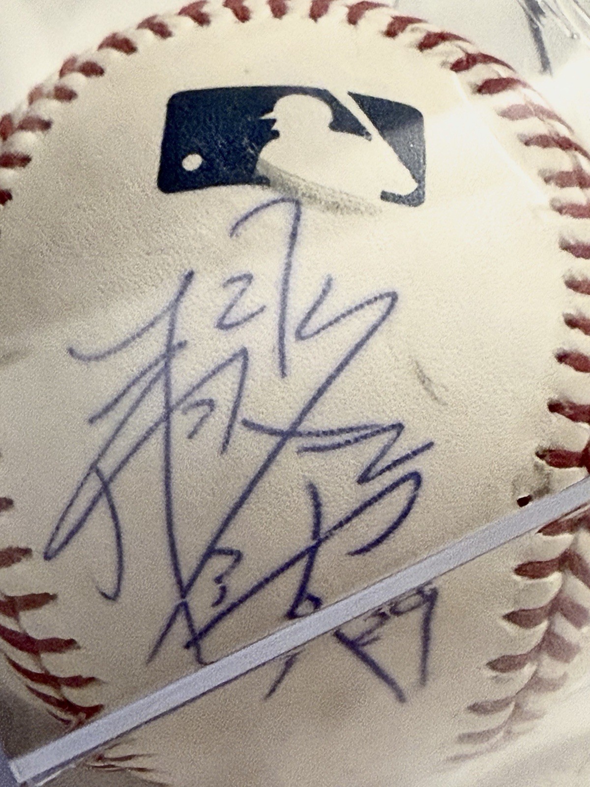 Ching-Hsien Ko Signed Official MLB Baseball Dodgers Taiwan Mandarin Auto