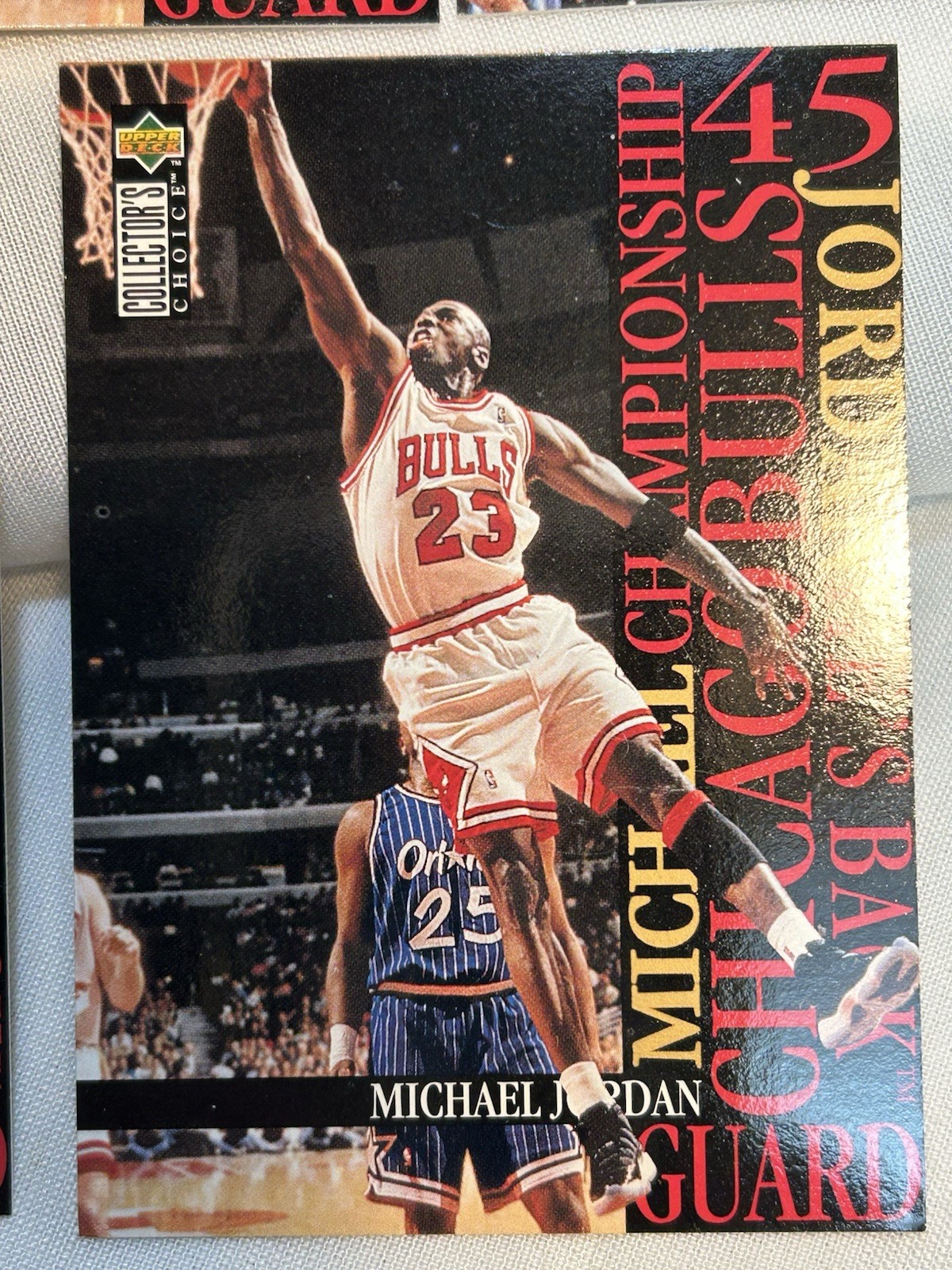 Michael Jordan 1995 Upper Deck Collectors Choice M1-M5 He’s Back Subset