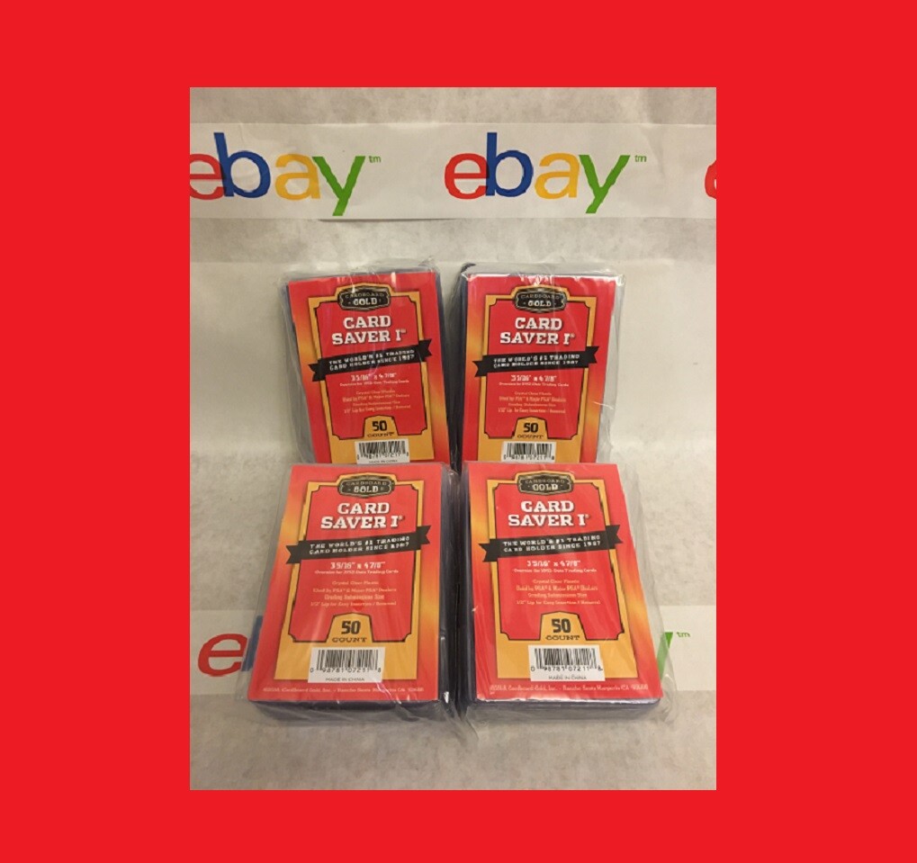 200 CBG Card Saver I 1 Large Semi Rigid PSA Grading Submission Holders