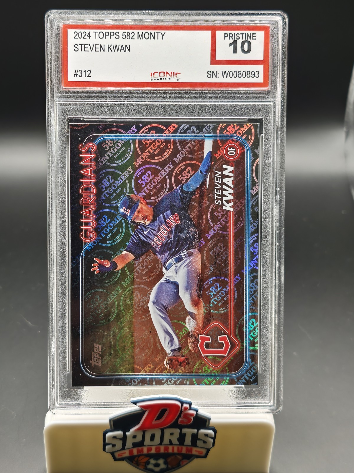 2024 Topps Series 1 – Steven Kwan #312 582 Montgomery Club