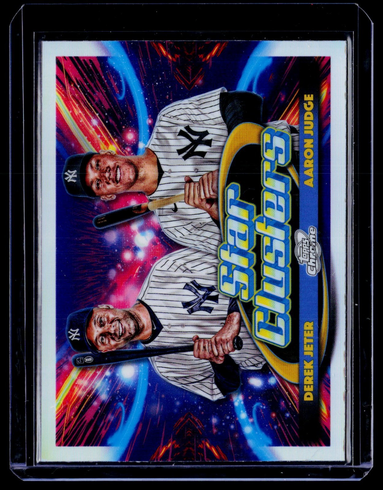 2025 Topps Cosmic Chrome Dual Star Clusters AARON JUDGE DEREK JETER DSC-1