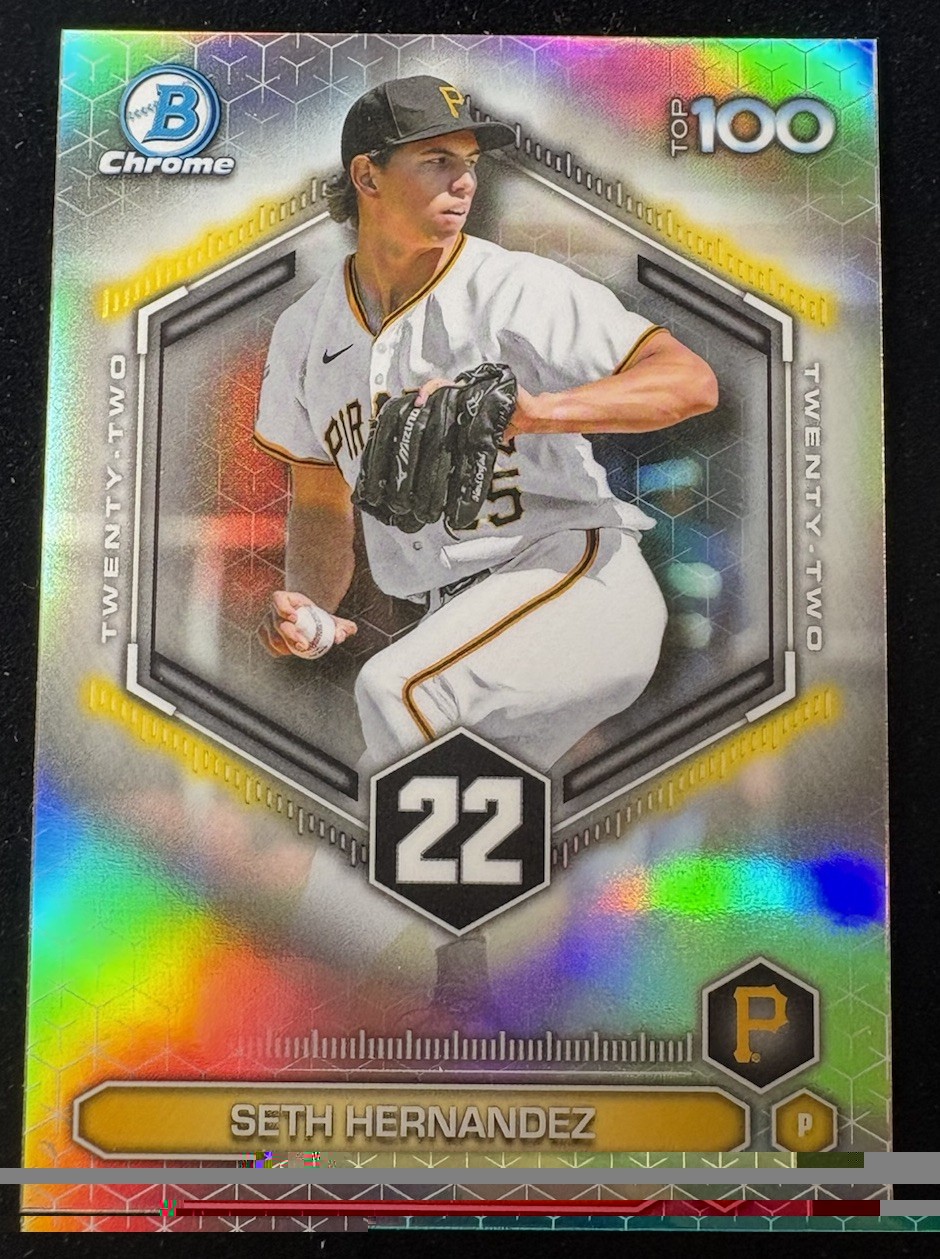 2026 Bowman Chrome Scouts Top 100 Seth Hernandez #BTP-22 Orioles