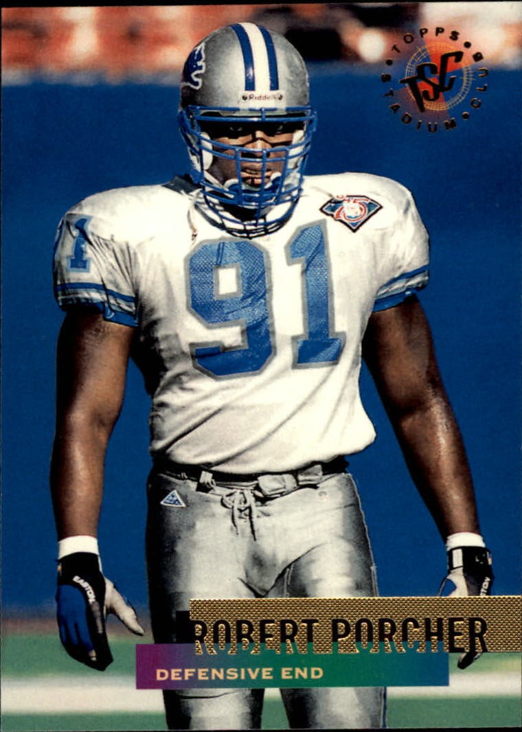 1995 Stadium Club #344 Robert Porcher – FB