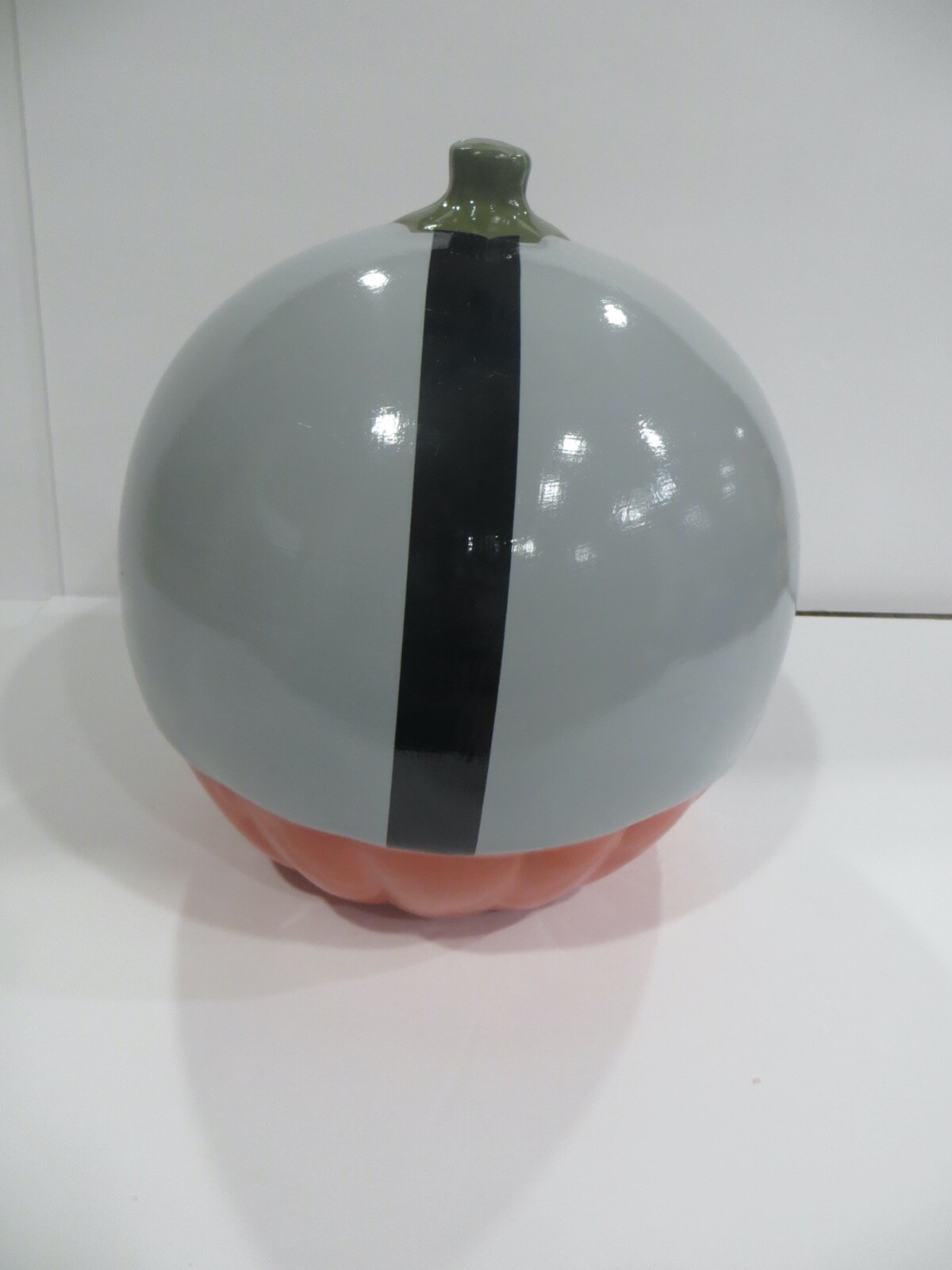 Oakland Raider Ceramic Pumpkin THROWBACK Football Helmet NFL Halloween Las Vegas