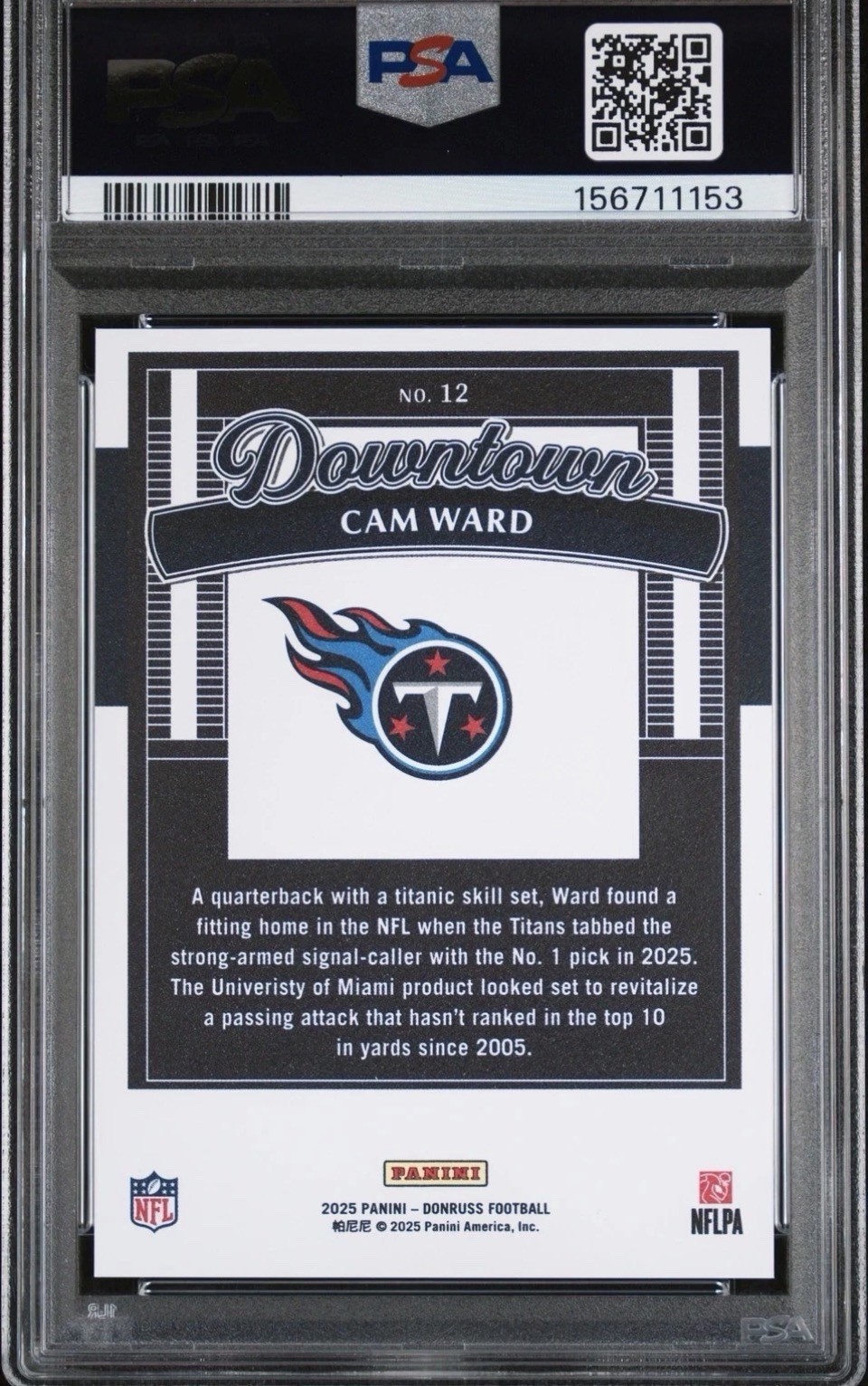 (READ!!!) CAM WARD PSA 10 DOWNTOWN