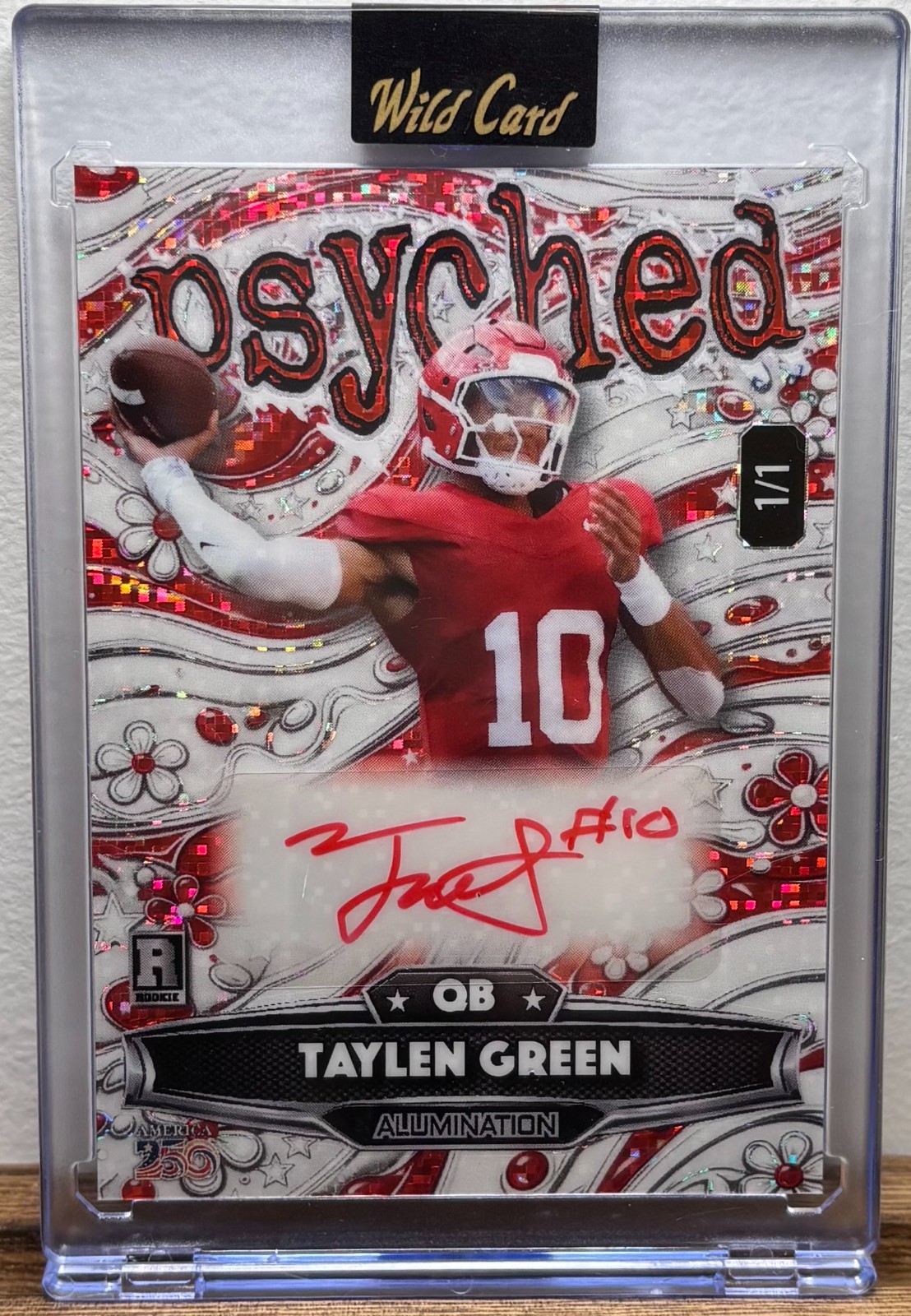 2026 Wild Card Taylen Green America 250 Psyched Auto RC 1/1