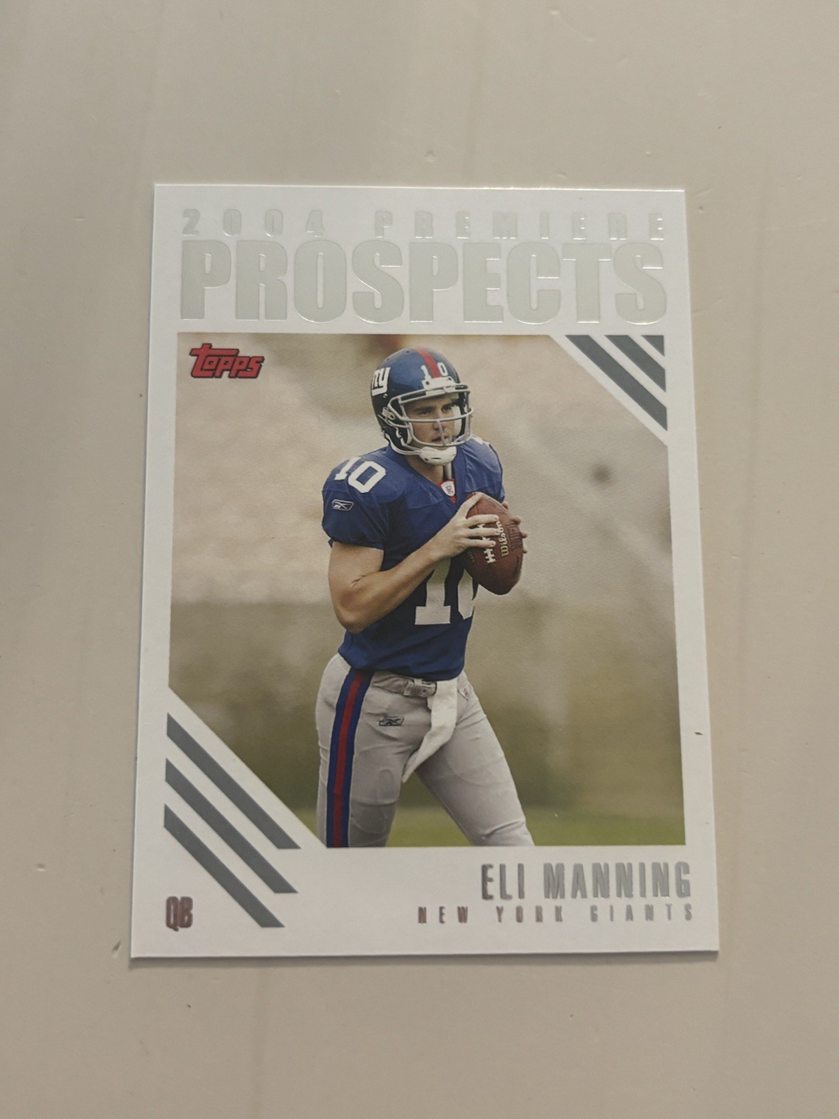 2004 Topps – 2004 Premiere Prospects Eli Manning (RC) New York Giants GOAT🔥🔥🔥