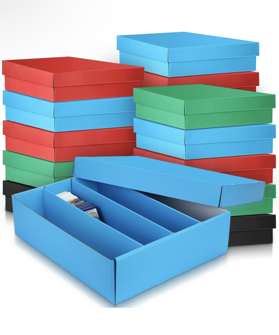 Pick Your Color!! Trading Card Storage Box, 3200 Card Capacity, Ships Free!