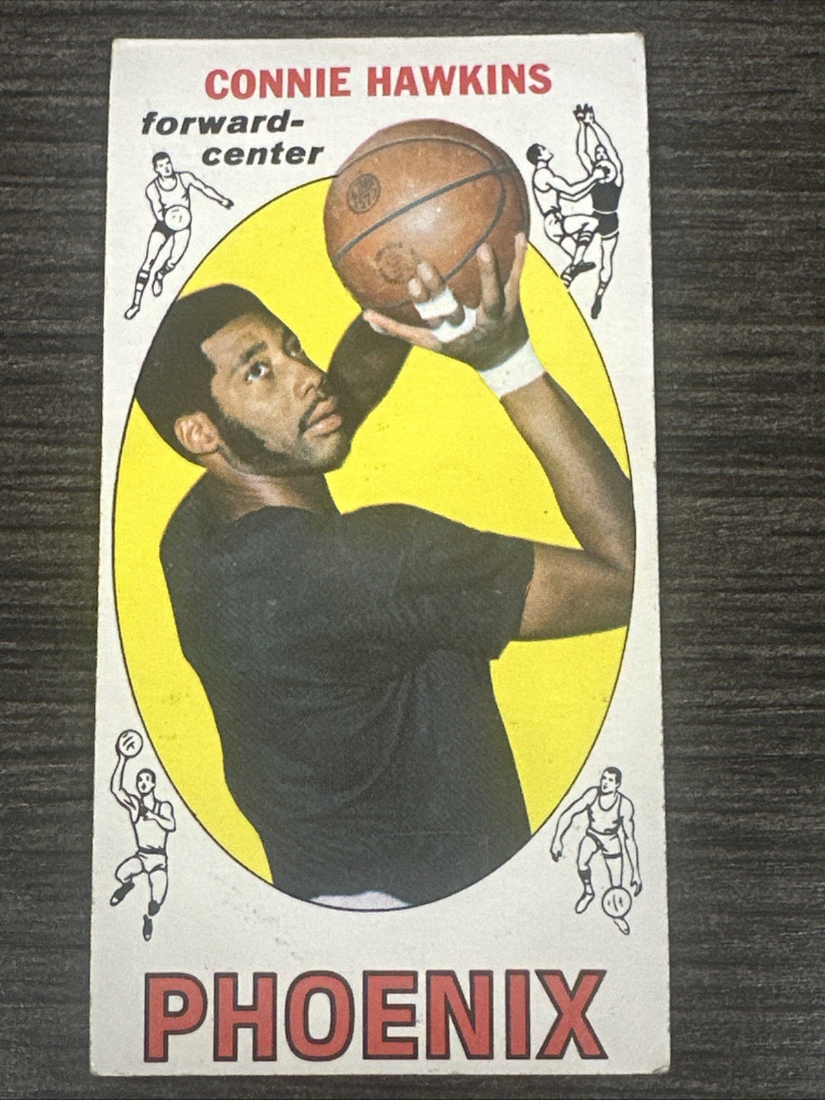 1969-70 Topps #15 Connie Hawkins RC – Phoenix Suns – ABA NBA Legend – HOF!