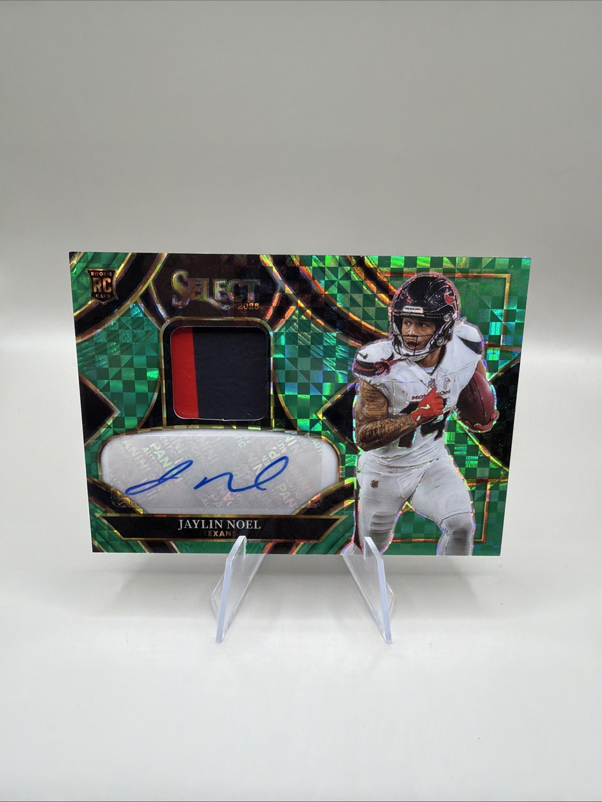 🔥2025 Panini Select Prizm Jaylin Noel #RSMP-JNL Green Checkerboard 5/5 RC 🔥