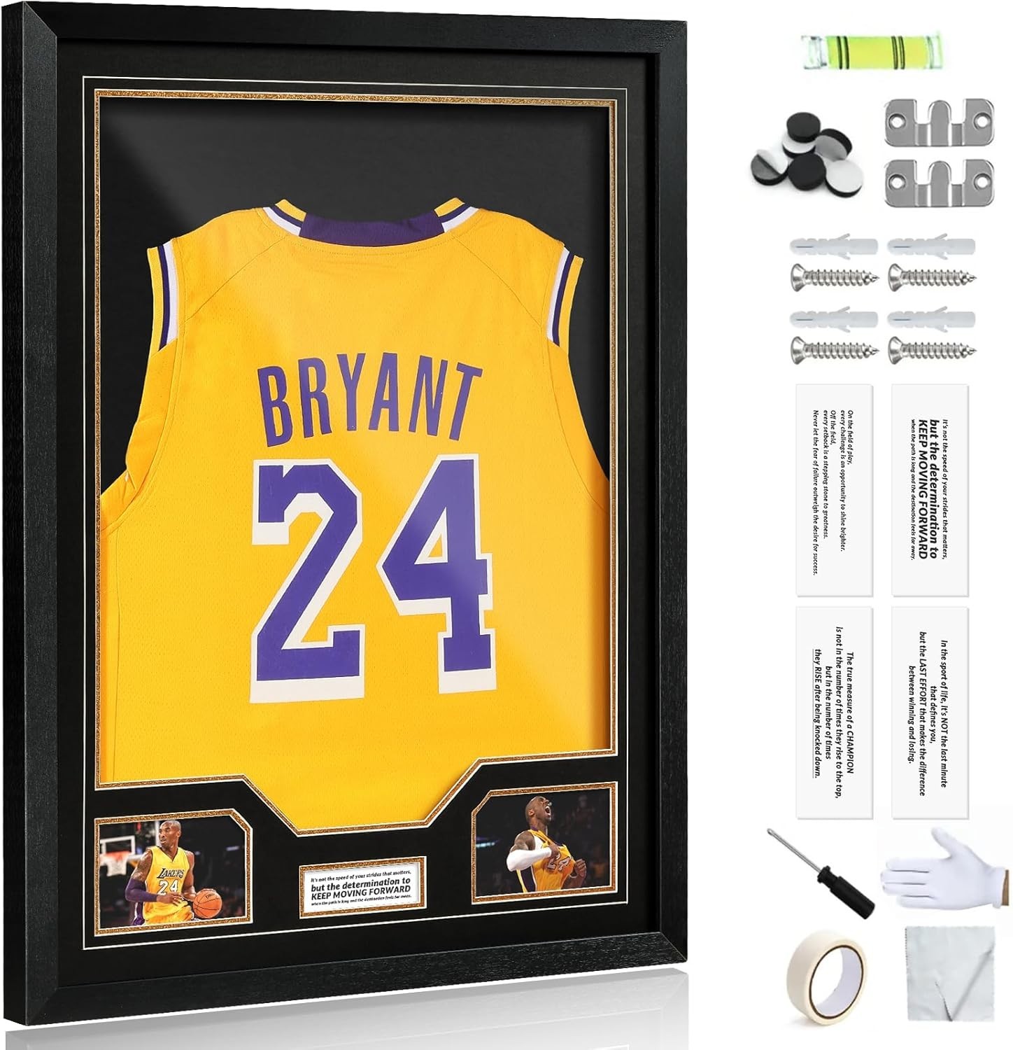 Large Sports Jersey Display Case: UV Protected Frame for Baseball & More