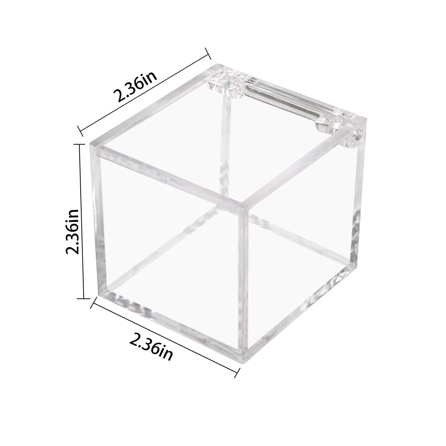 1 PC Golf Ball Display Case, UV Protected Golf Ball Display Cube, Acrylic Case