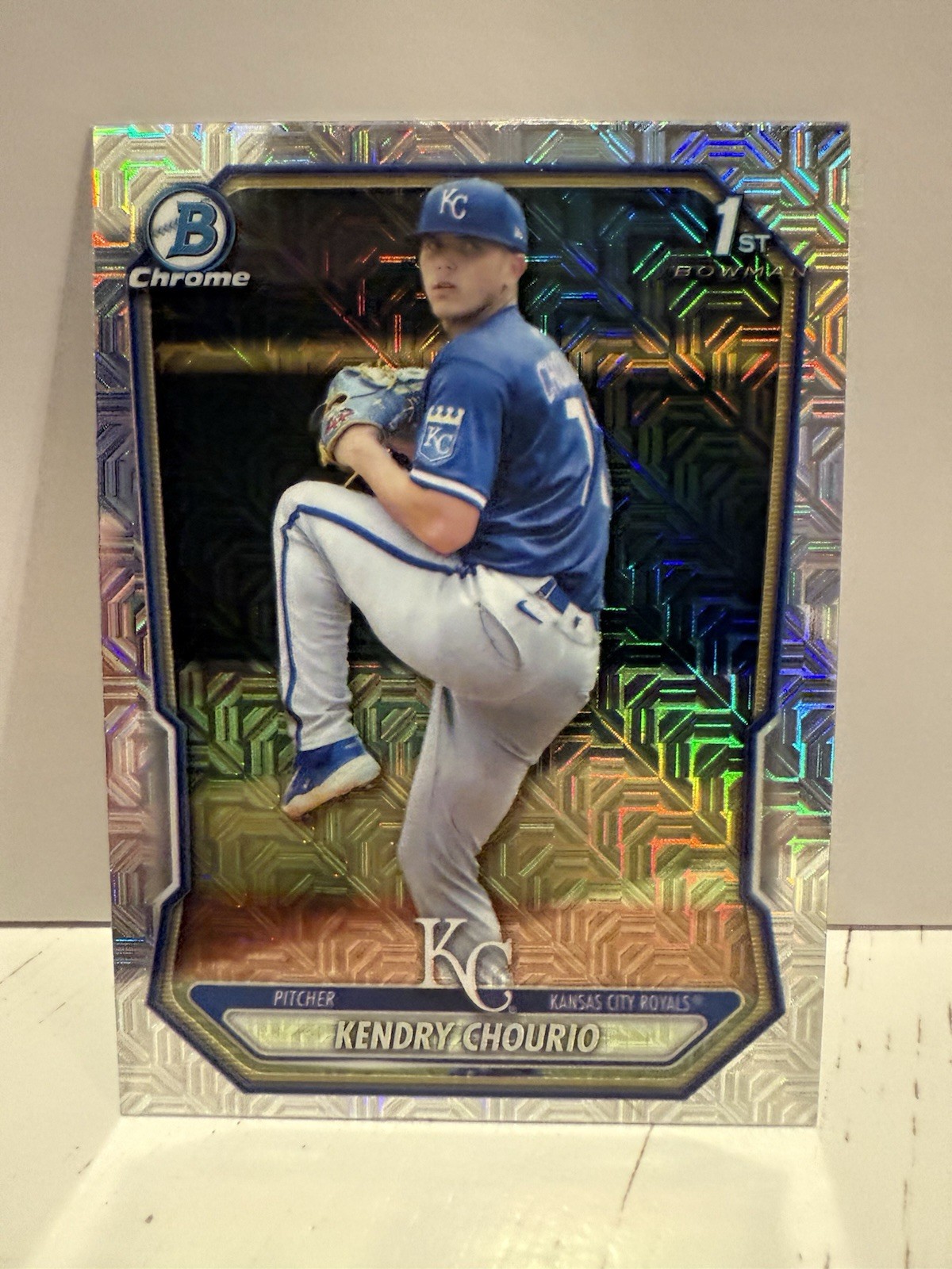 Kendry Chourio 2026 1st Bowman Chrome Mega Box Mojo Refractor #BCP-7 Royals