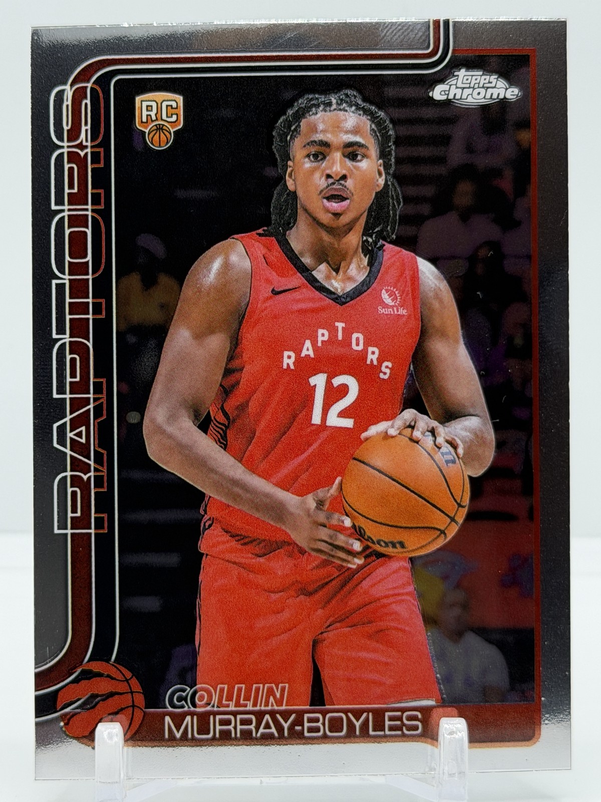 2025-26 Topps Chrome #259 Collin Murray-Boyles RC Toronto Raptors