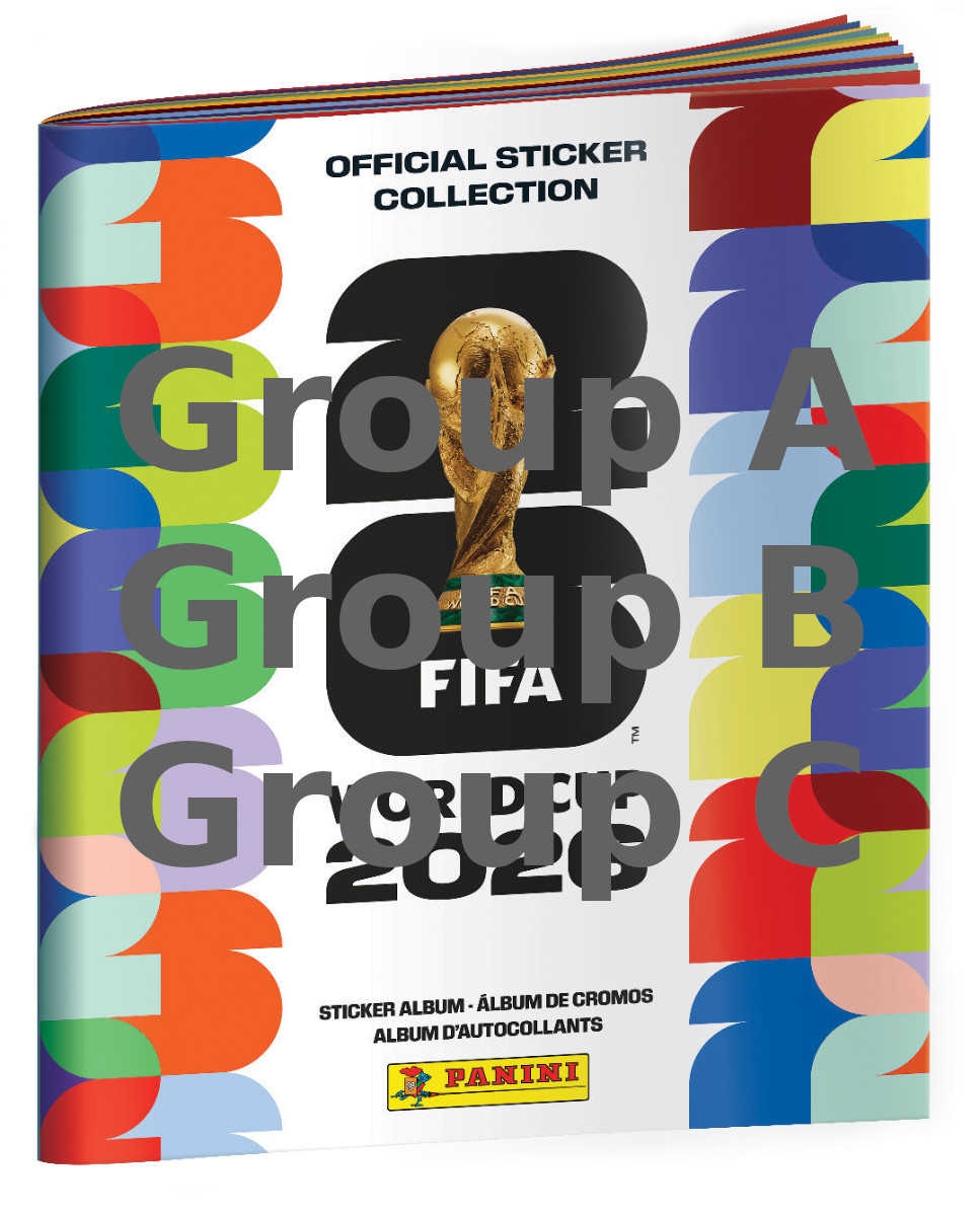 2026 FIFA Panini Groups A B & C World Cup You Pick Your Player