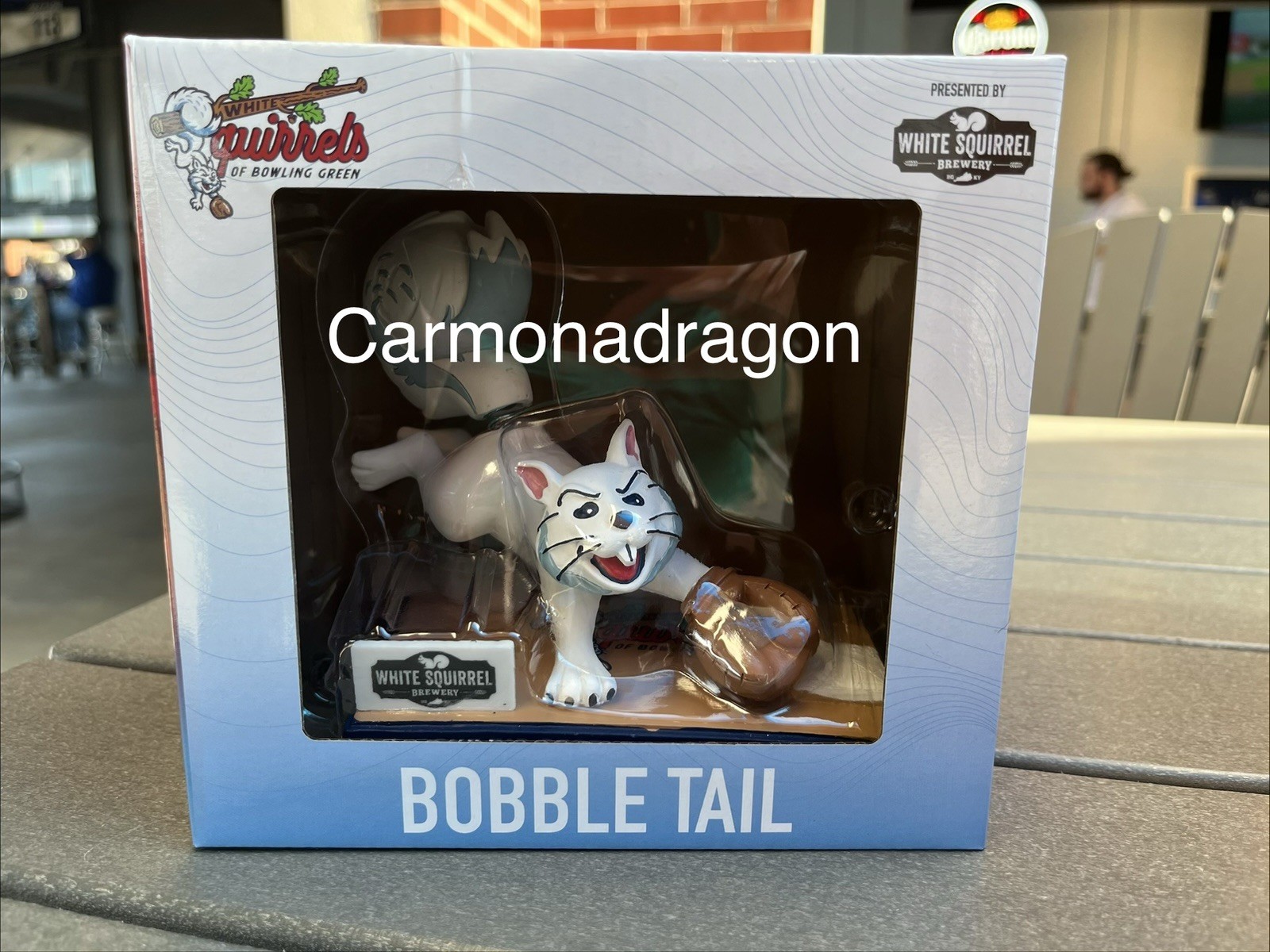 Bowling Green Hot Rods White Squirrels Bobbletail Bobblehead 6/12/26 Only 500