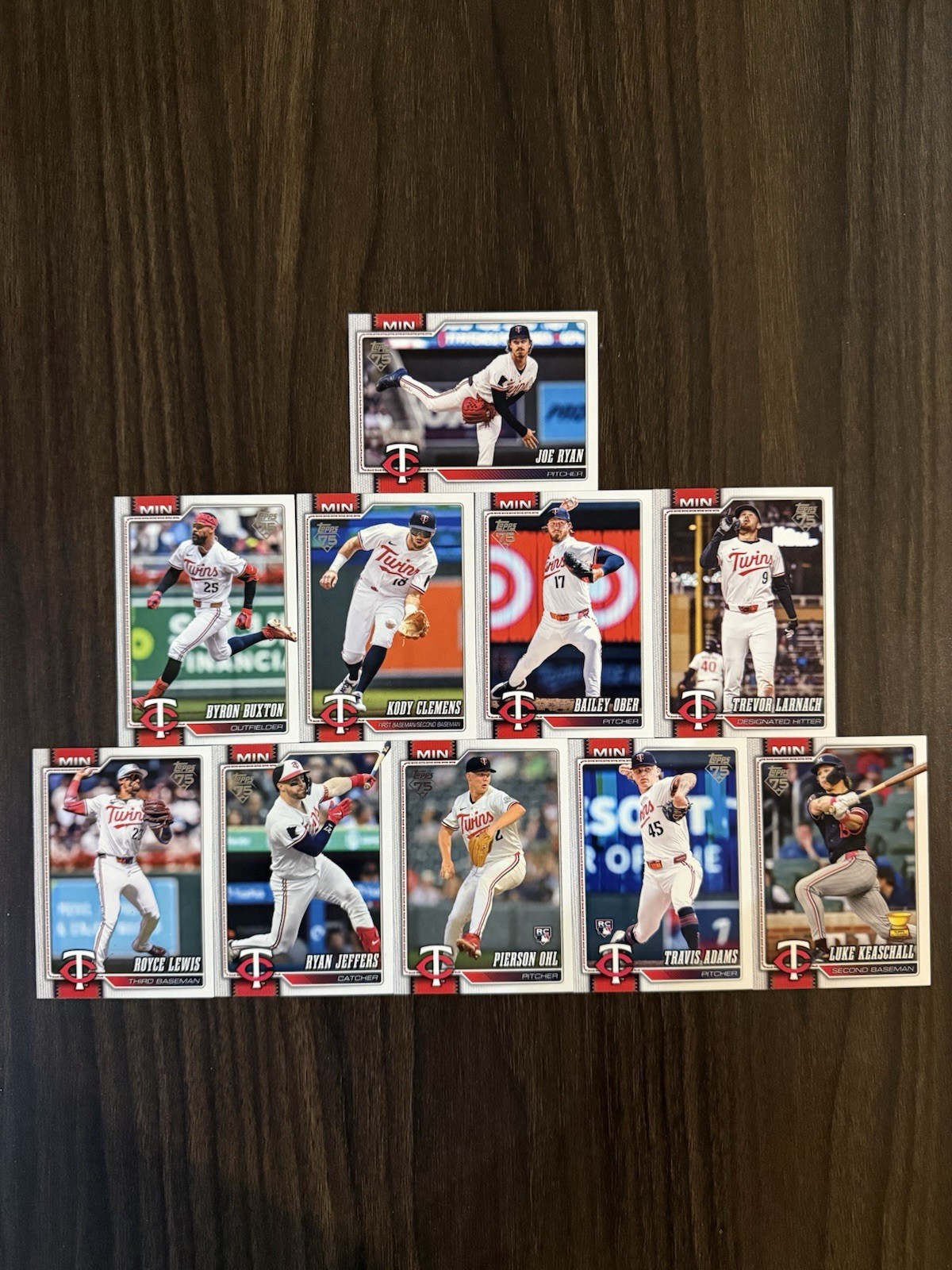 2026 Topps Series One Minnesota Twins Complete Team Set (10 Cards) Rookie RC