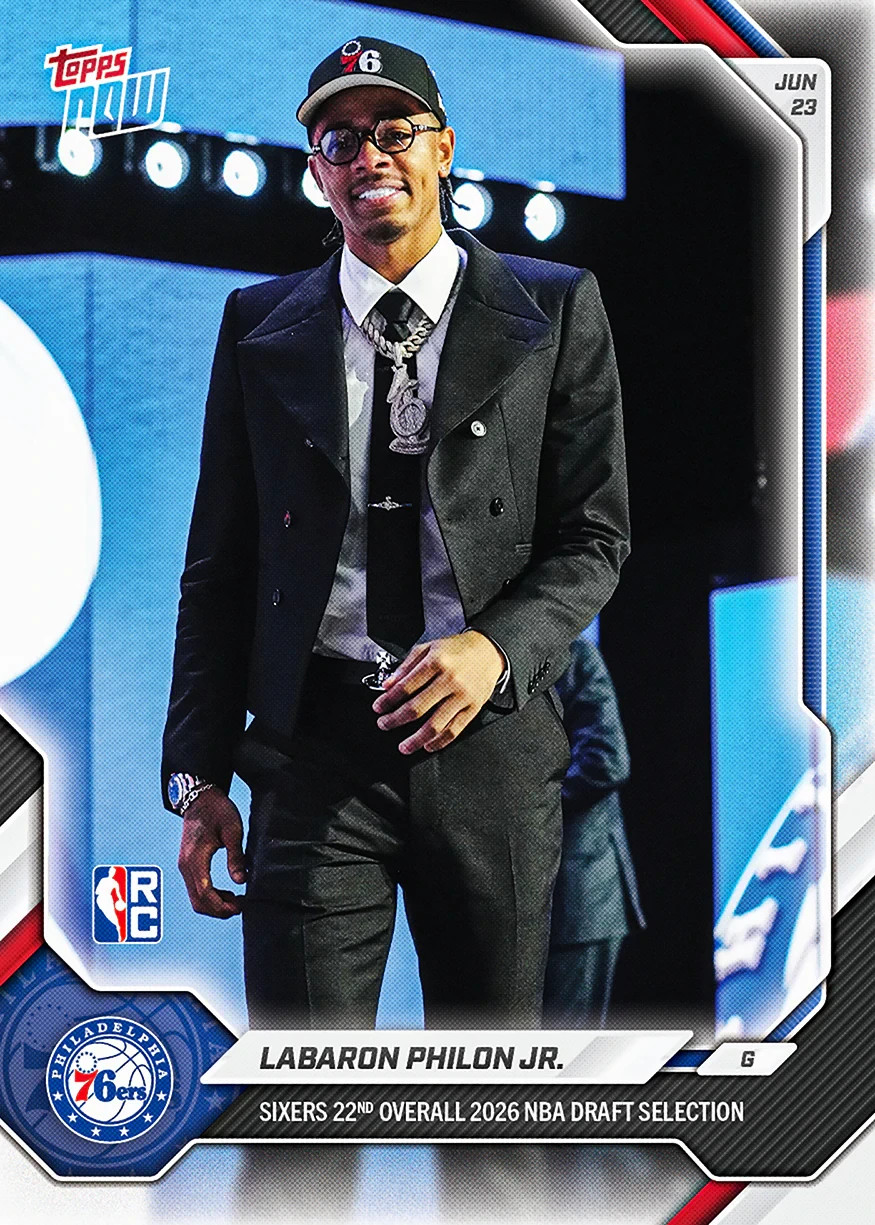 24-Card Bundle Draft Selection RC Dybantsa 2025-26 NBA Topps NOW Presale