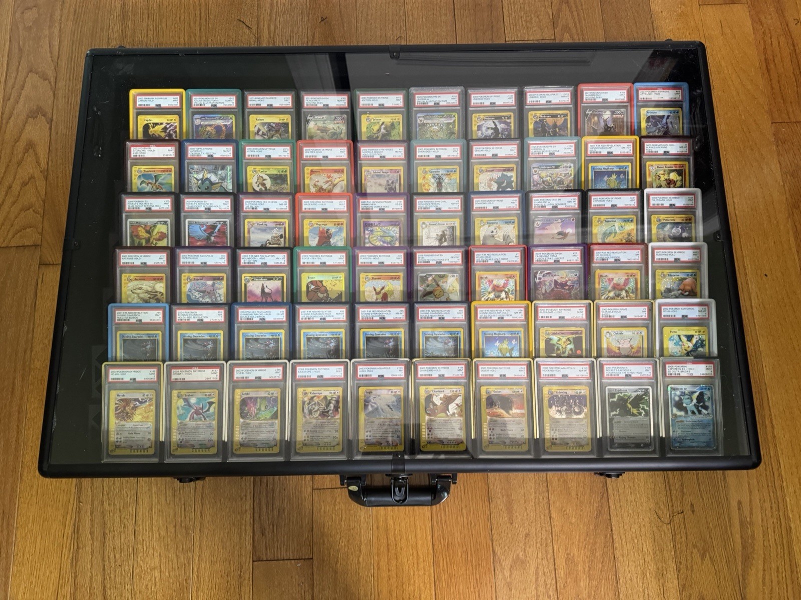 Standard/Jewlery Display Case Card Riser Stands – Holds Slabs and more! 30 Count