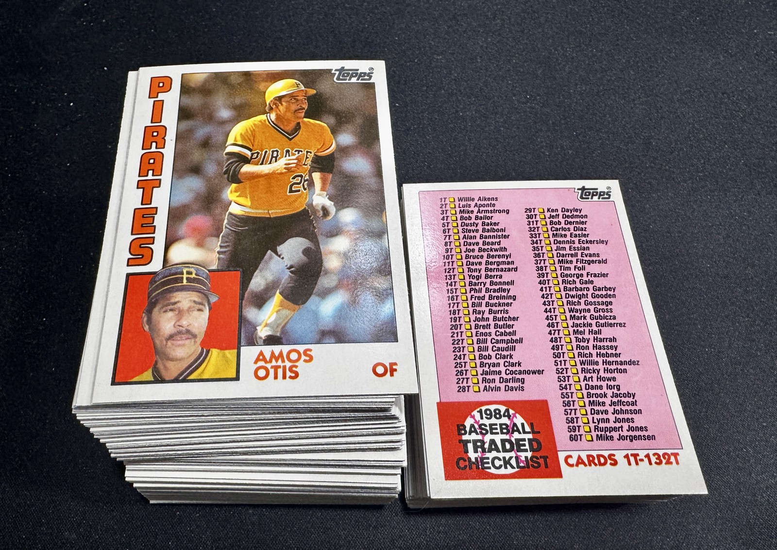 1984 Topps Tiffany Traded Baseball Cards 1-132 (NM) – Complete Your Set