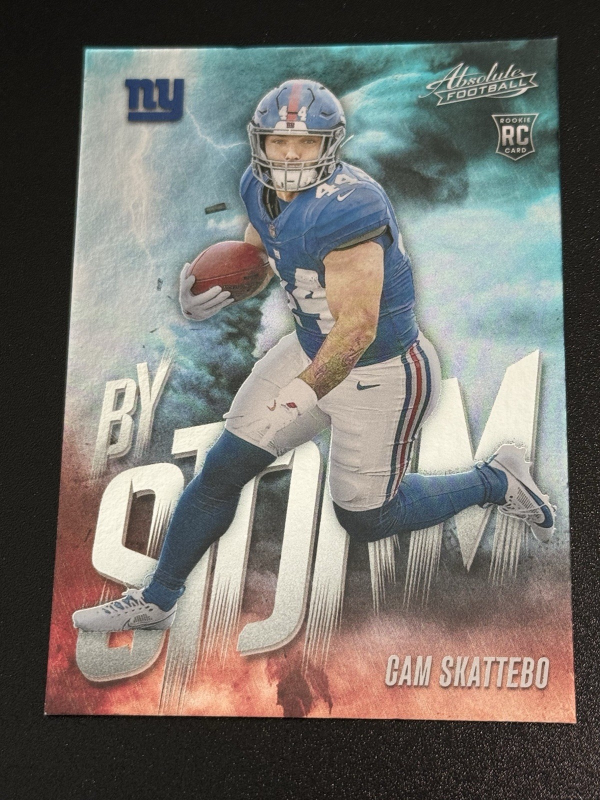 2025 Panini Absolute – By Storm Cam Skattebo #2 (RC)