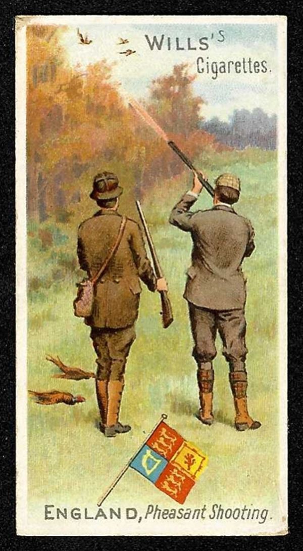 1900 ENGLAND, PHEASANT SHOOTING Wills Sports Of All Nations 3 CASTLES #4