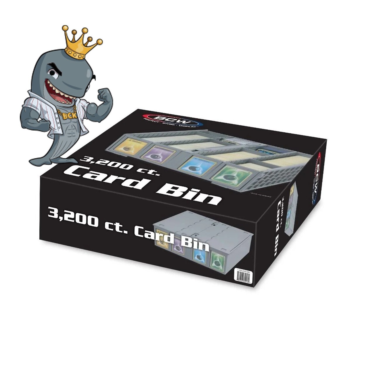 BCW 3200ct Collectible Card Bin – Gray FREE SHIP