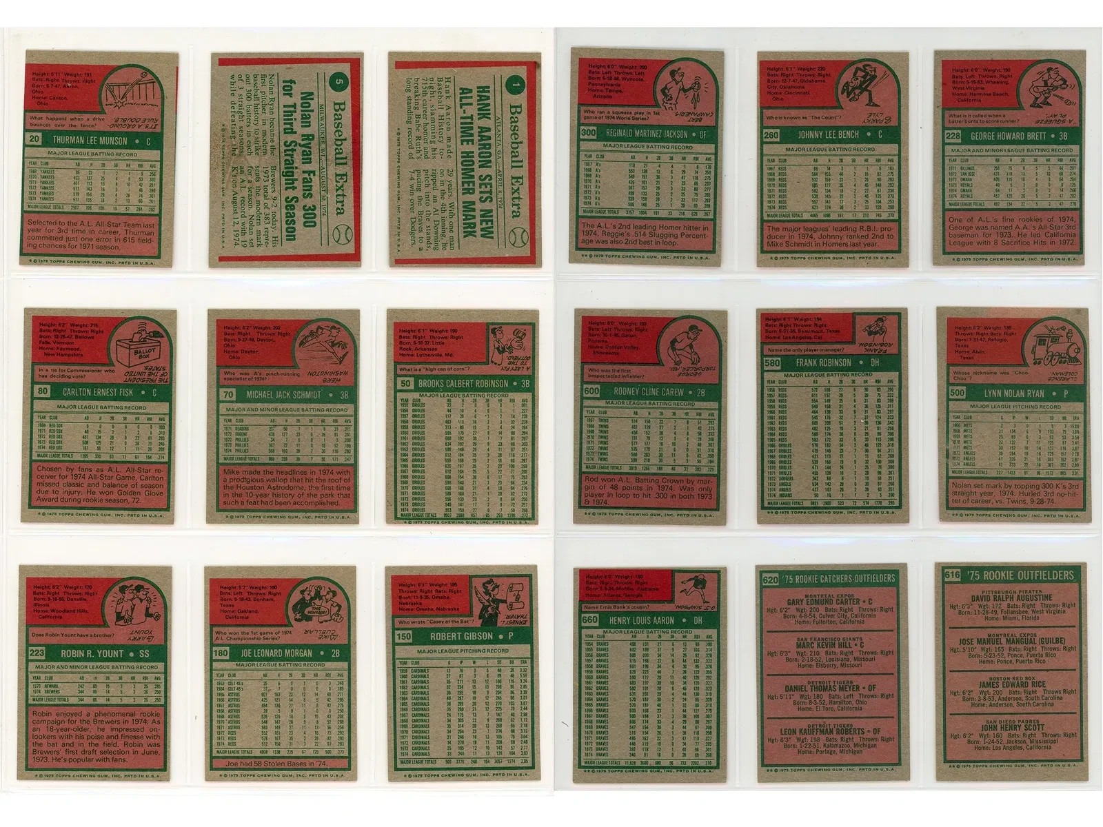1975 Topps Baseball MINI Complete Set 1-660 EX to MT Brett Yount RCs VERY SOLID