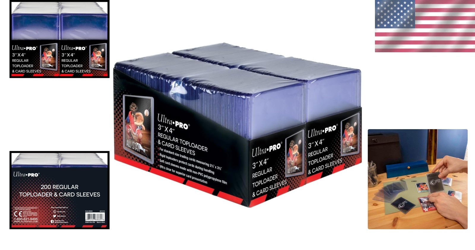 Ultimate Card Protection: 3″ x 4″ Clear Toploaders Bundled with Card Sleeves