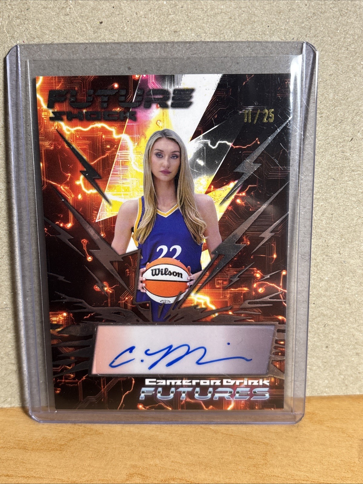 2024 Leaf Futures Multi-Sport Cameron Brink Future Shock Silver Auto #/25