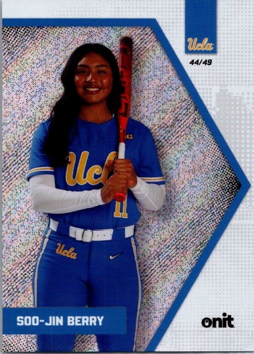 2026 ONIT Athlete NIL UCLA Softball #B-14 Soo-Jin Berry Platinum Parallel 44/49