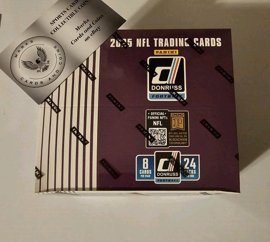 2025 Panini Donruss Football Retail Box – Look for Downtowns !