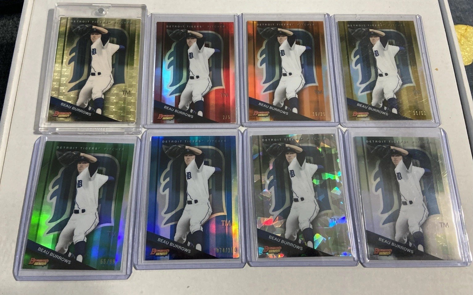2015 Bowmans Best Beau Burrows Complete Rainbow True 1/1 /5 /25/50 /99 /150 Rare
