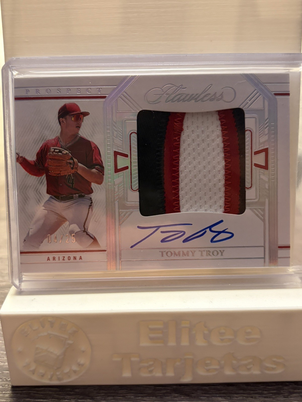 2024 Panini Flawless Baseball Tommy Troy Patch Auto /25 PPA-TT Diamondbacks MLB