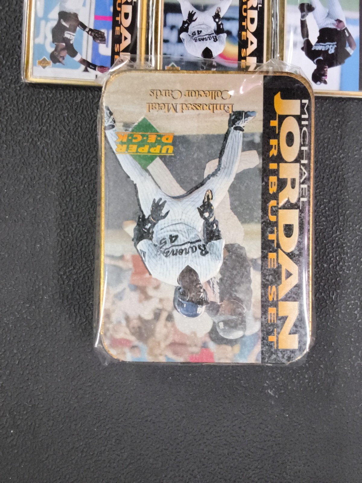 1995 Upper Deck Michael Jordan Baseball Tribute Set (5) Metal Embossed Cards