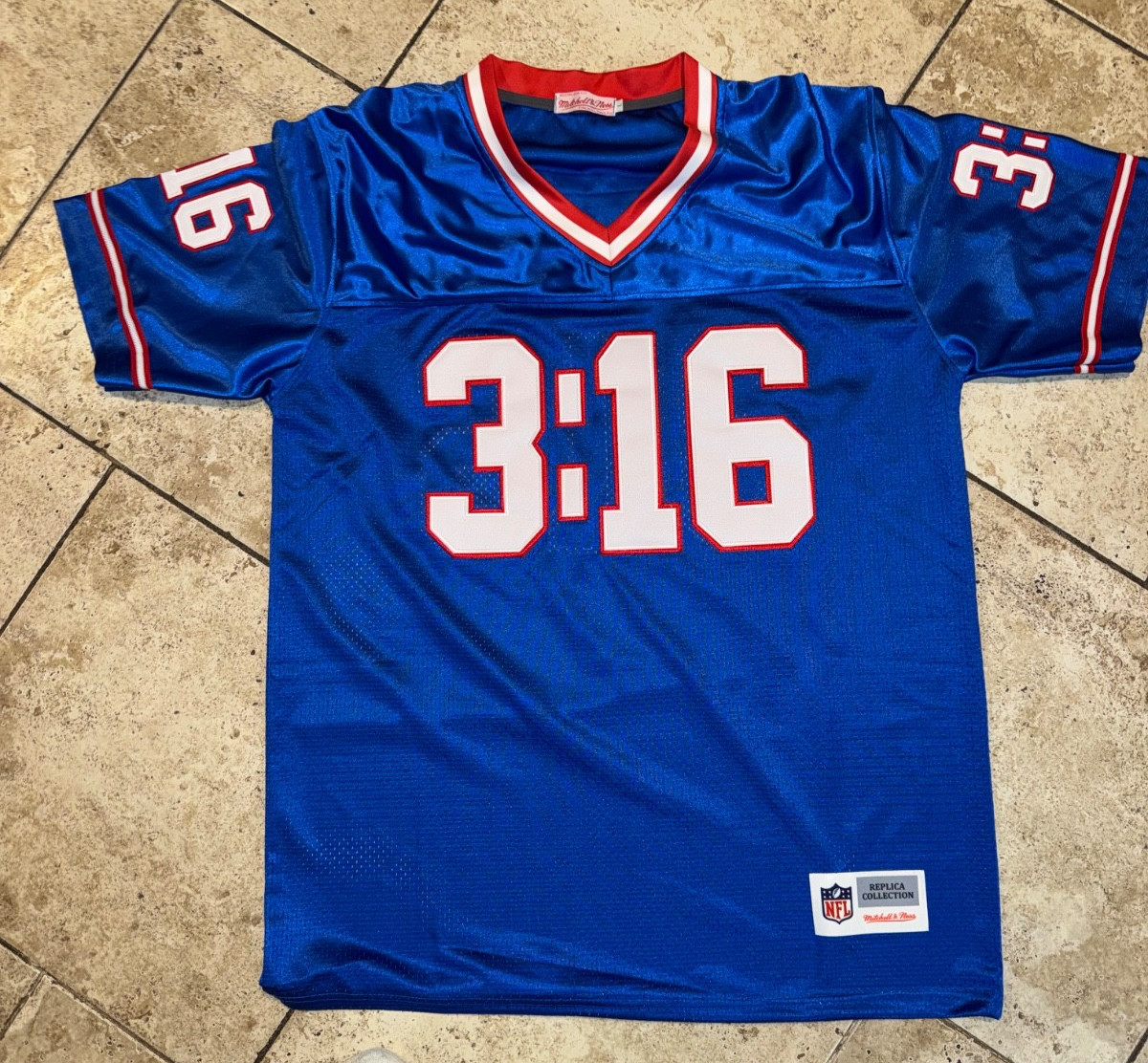 New York Giants Style Jersey – Stone Cold Inspired – Stitched