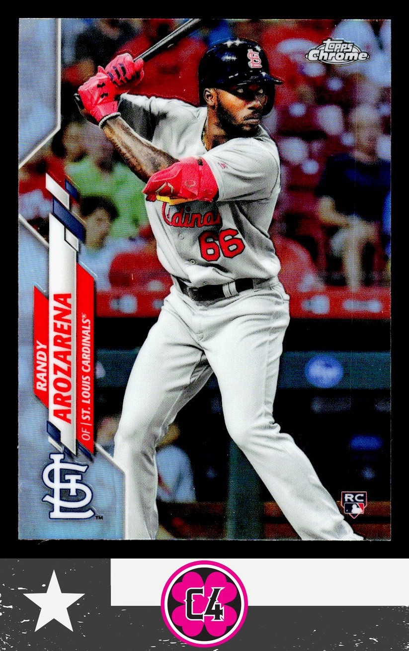Randy Arozarena 2020 Topps Chrome Refractor Rookie RC #49 St. Louis Cardinals