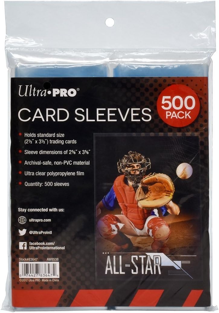 High-Transparency 500 Count Card Sleeves for Ultimate Collection Preservation