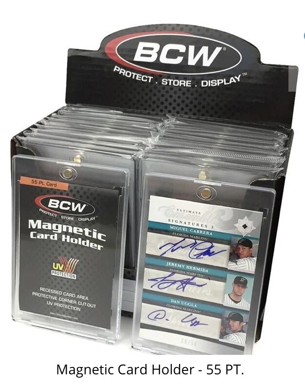 BCW 55PT MAGNETIC HOLDER ONE TOUCH With UV Protection